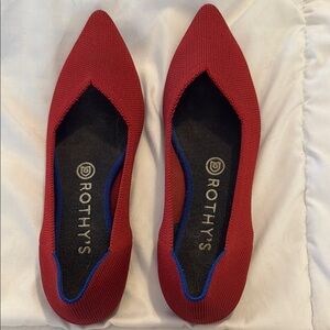 Rothy's Women's Red Flats